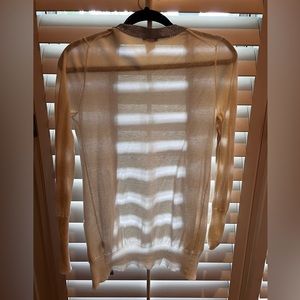 White J. Crew Cardigan